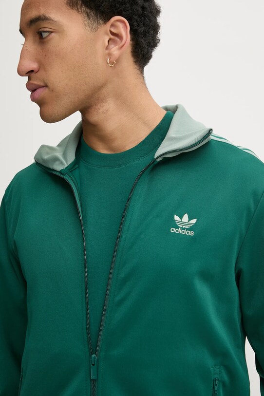 adidas Originals bluză CLASSIC TT verde JP2520