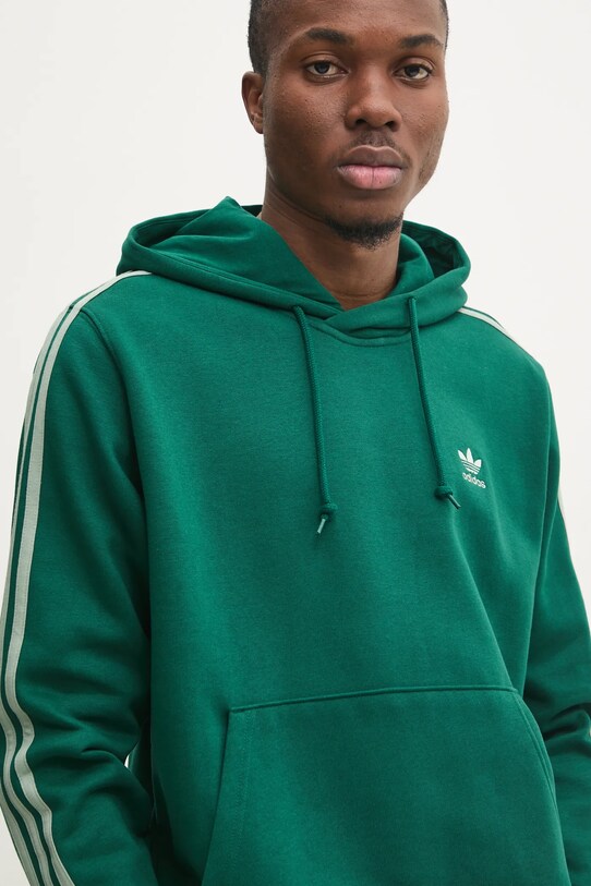 adidas Originals bluza 3-Stripes zielony JP1001