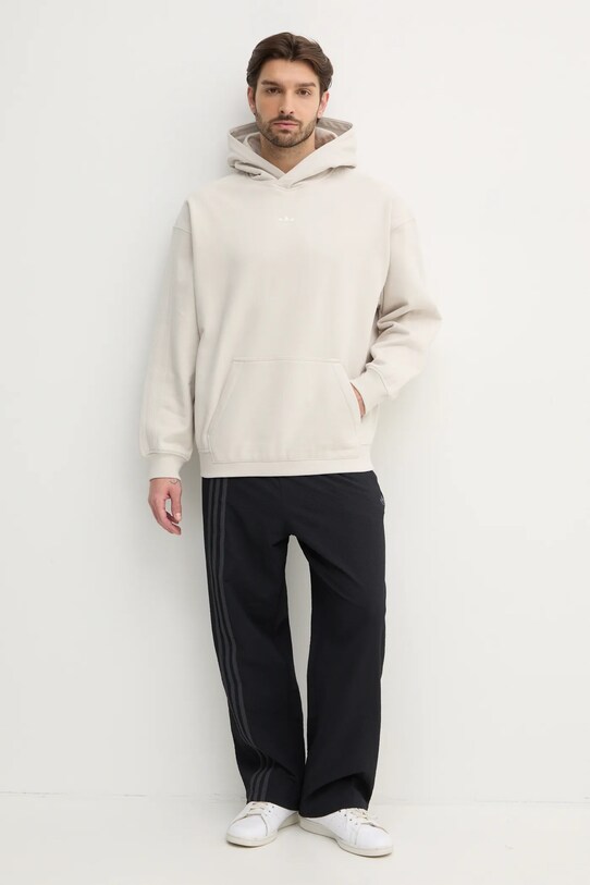 Дитяча бавовняна кофта adidas Originals Essential JD3299 бежевий SS25