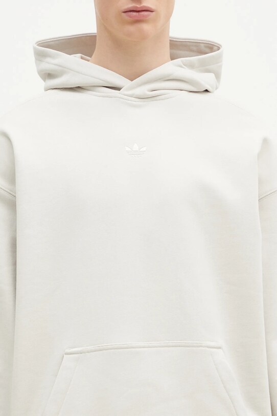Детская хлопковая кофта adidas Originals Essential бежевый JD3299