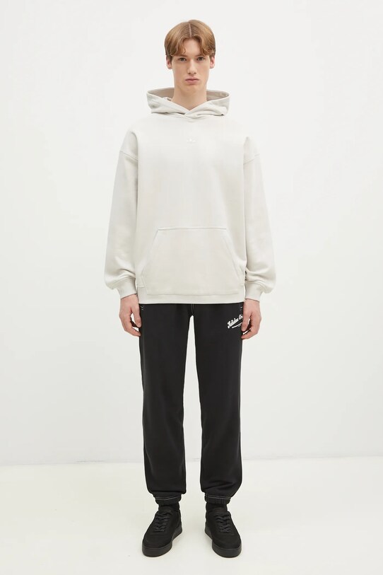Детская хлопковая кофта adidas Originals Essential JD3299 бежевый