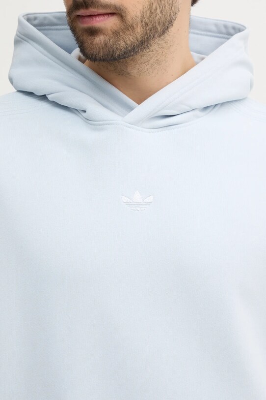 Хлопковая кофта adidas Originals Essential JD3300 голубой