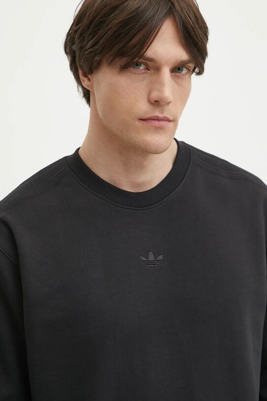 Памучен суичър adidas Originals Essential черен JC9574