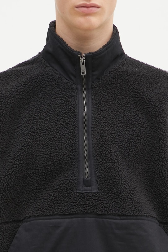 adidas Originals felpa in pile Essential nero JC9596