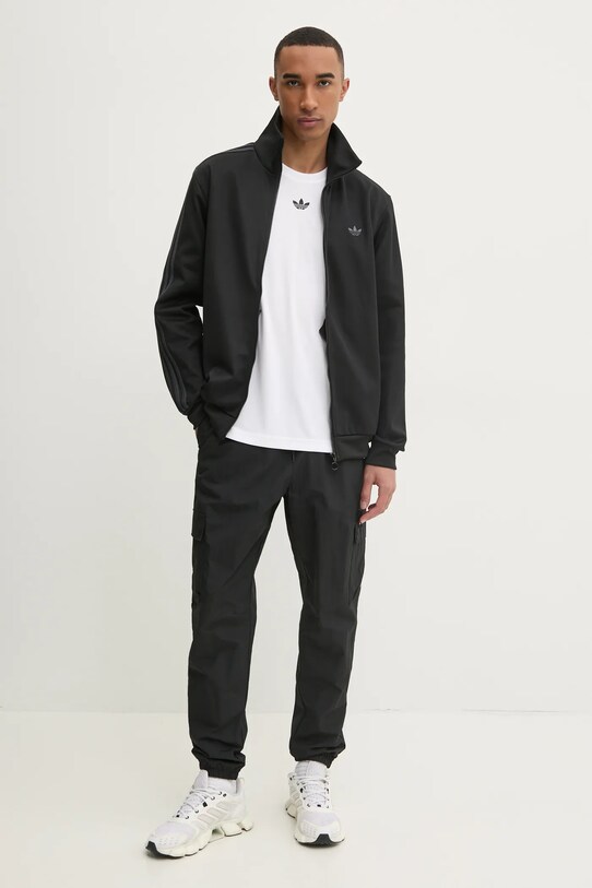 adidas Originals bluză BB TT JC7417 negru SS25