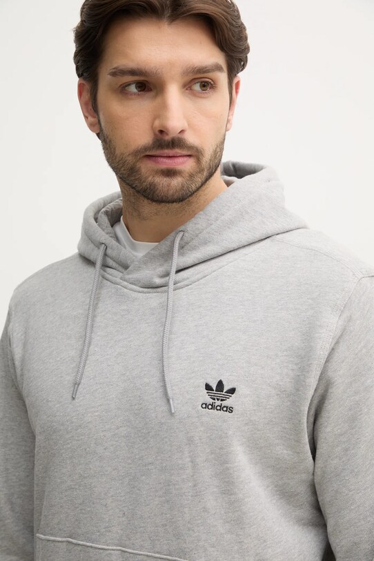 adidas Originals hanorac de bumbac Essential gri JD2405