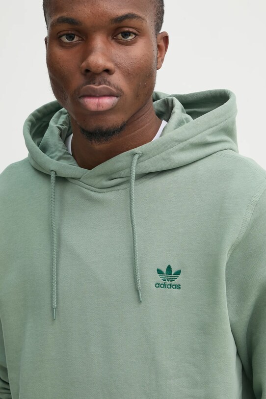 Хлопковая кофта adidas Originals Essential зелёный JD2410