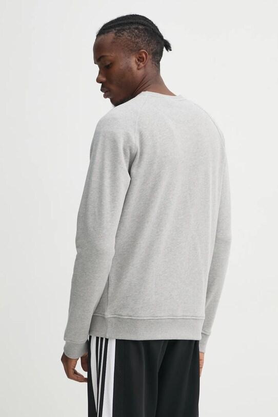 Ruházat adidas Originals pamut melegítőfelső Essential JD2413 szürke
