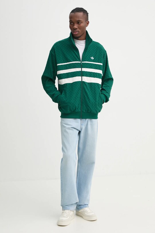 Суичър adidas Originals Q12 MONOGRAM T JD0696 зелен SS25