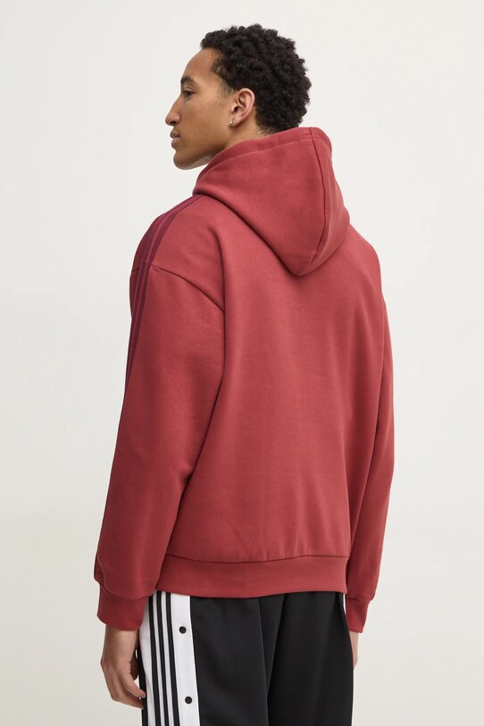 Oblečení Mikina adidas Originals BAGGY HOODIE JP1072 červená