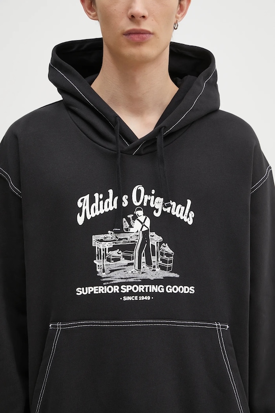 Bavlněná mikina adidas Originals Wabash černá JP4483