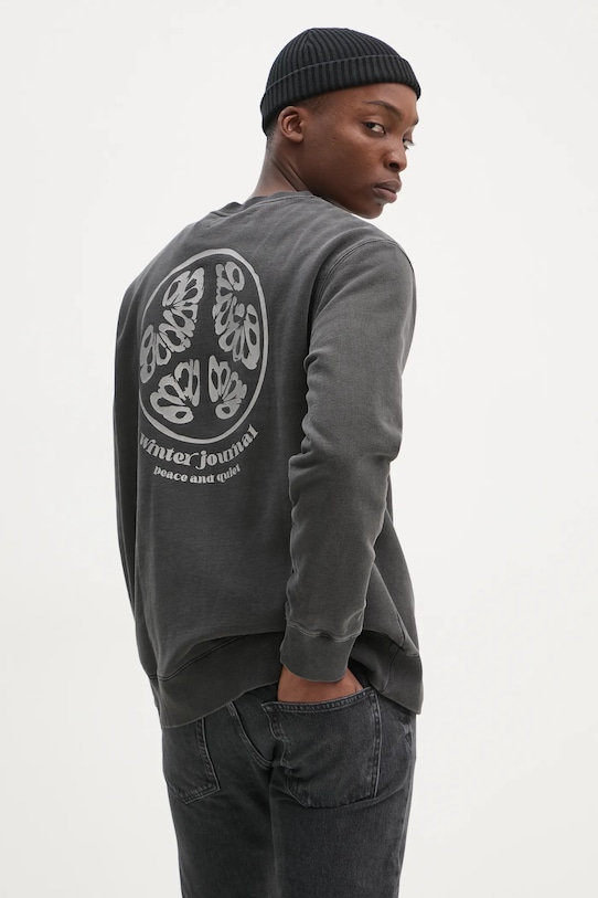 Samsoe Samsoe bluza print gri M24400009