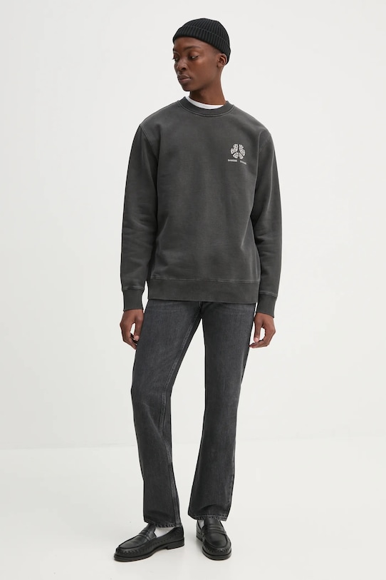 Samsoe Samsoe bluza M24400009 gri SS25