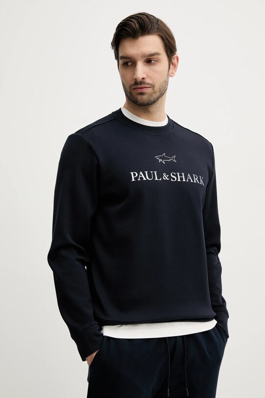 Суичър Paul&Shark еластичен тъмносин 25411869