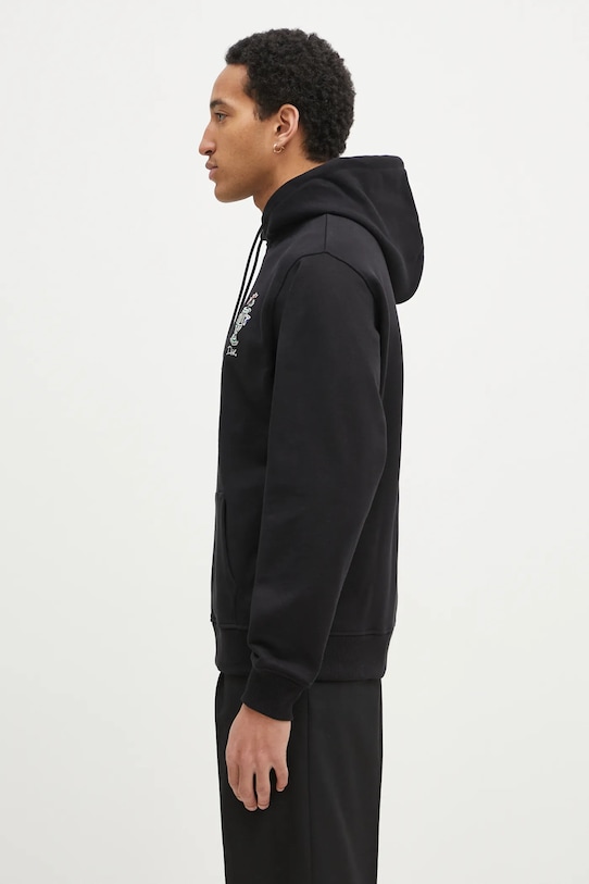 Drôle de Monsieur cotton sweatshirt Le Hoodie Vase F.HO174.CO127.BL black SS25