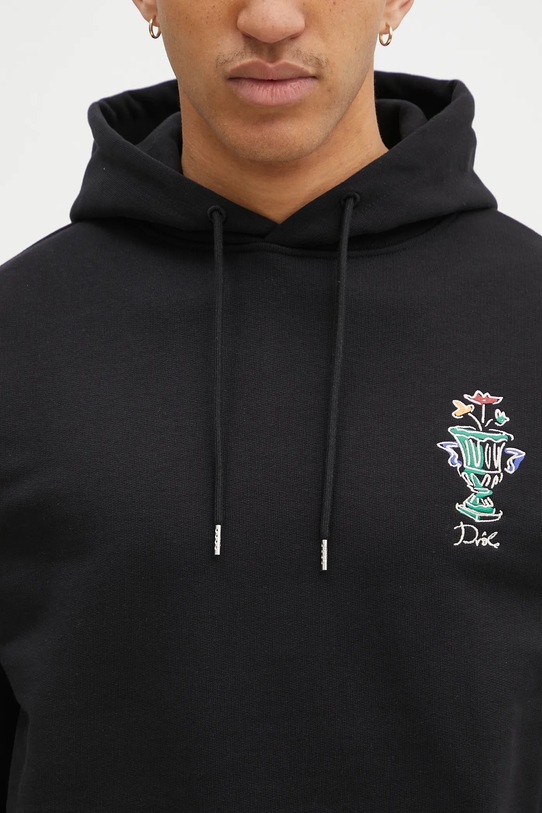 Drôle de Monsieur cotton sweatshirt Le Hoodie Vase black F.HO174.CO127.BL