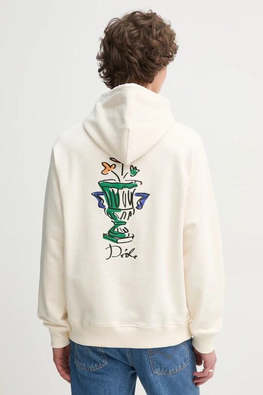 Odzież Drôle de Monsieur bluza bawełniana Le Hoodie Vase F.HO174.CO127.CM beżowy