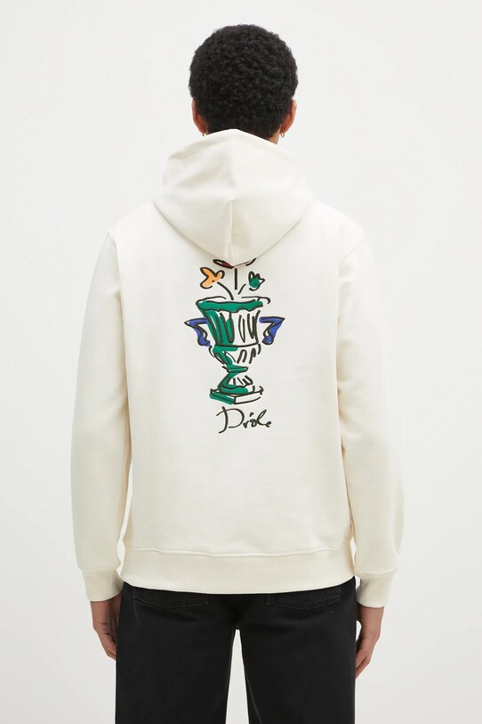 Oblečení Bavlněná mikina Drôle de Monsieur Le Hoodie Vase F.HO174.CO127.CM béžová