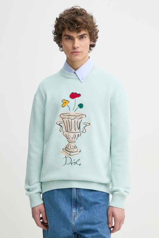 Drôle de Monsieur pulover de lana Le Pull Slogan Vignes F.PO178.WO023.CM bej