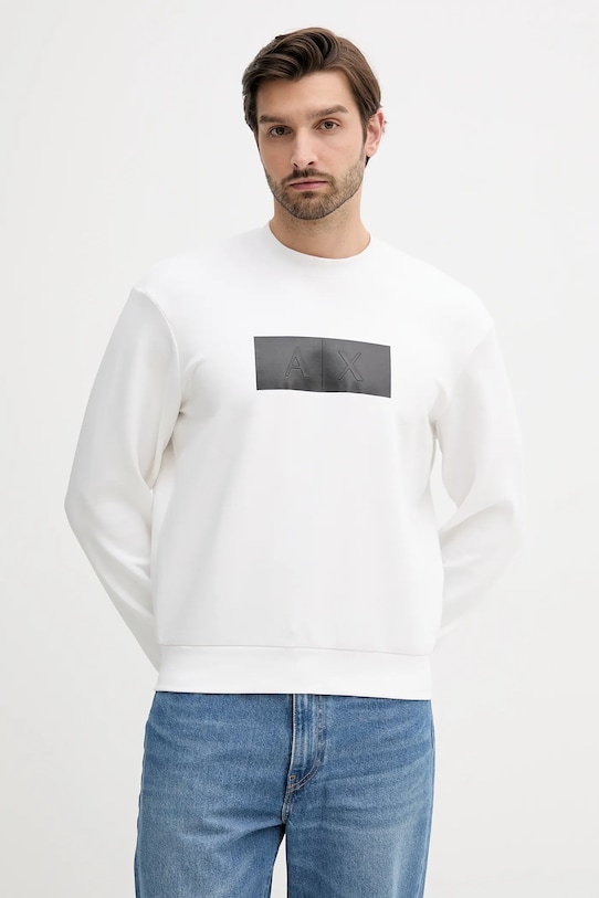 Armani Exchange bluza aplikacja biały XM000743.AF13047