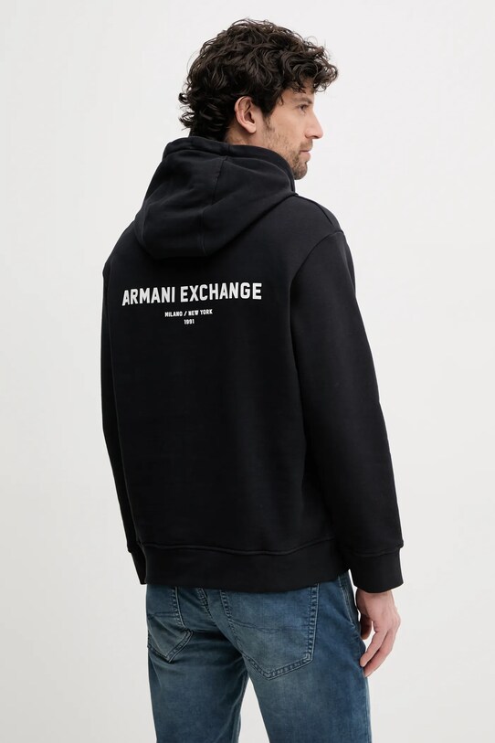 Одежда Хлопковая кофта Armani Exchange XM000223.AF12656 тёмно-синий