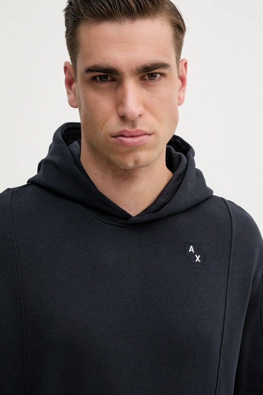 Bavlněná mikina Armani Exchange námořnická modř XM000469.AF13109