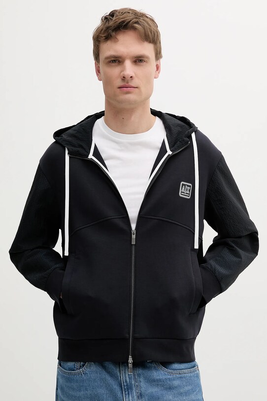 Armani Exchange bluză print bleumarin XM000480.AF10818