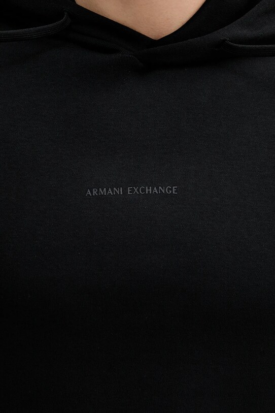 Armani Exchange hanorac de bumbac XM000495.AF10365 negru