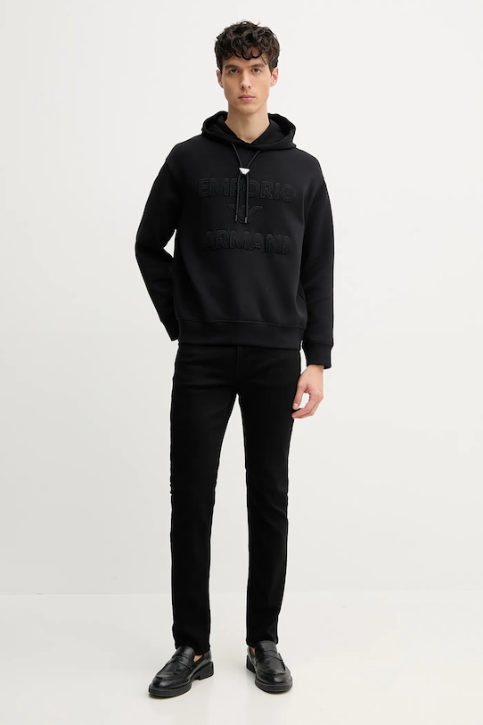 Emporio Armani bluza EM001121.AF10013 negru SS25