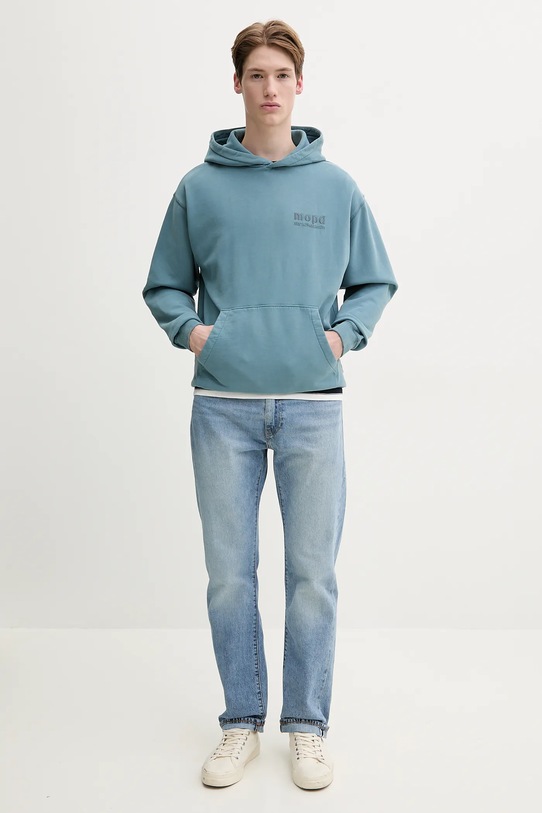 Marc O'Polo hanorac de bumbac 5000006248 albastru SS25