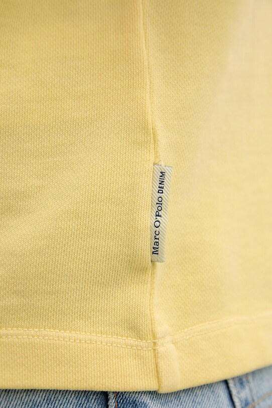 Marc O'Polo bluza bawełniana żółty 5000006057