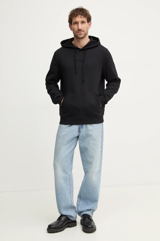 Кофта Guess EMBOSSED M4BQ45.K9YH1 чёрный SS25