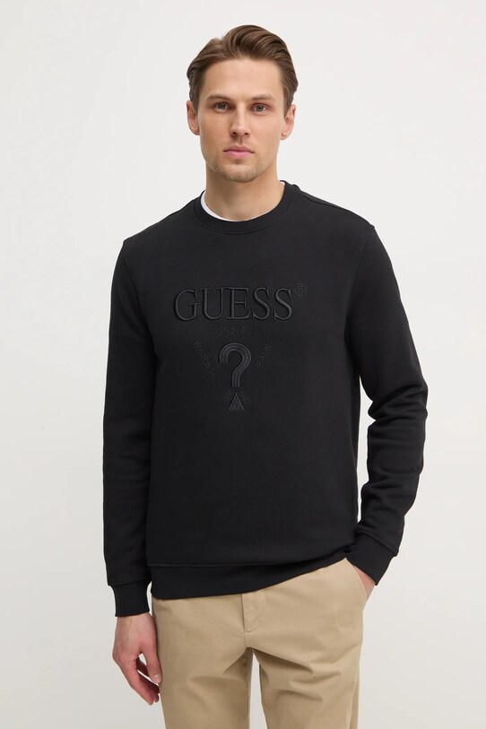 Кофта Guess BEAU без капюшона чёрный M5RQ08.KCN01