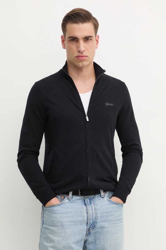 Свитер Guess FARLEY хлопок чёрный M5RR04.Z3KI1