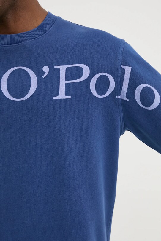 Βαμβακερή μπλούζα Marc O'Polo 522410054070 σκούρο μπλε