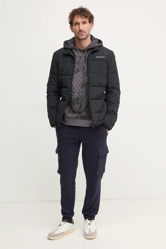 Guess hanorac de bumbac GOTAM Z5RQ16.K9YI1 gri SS25