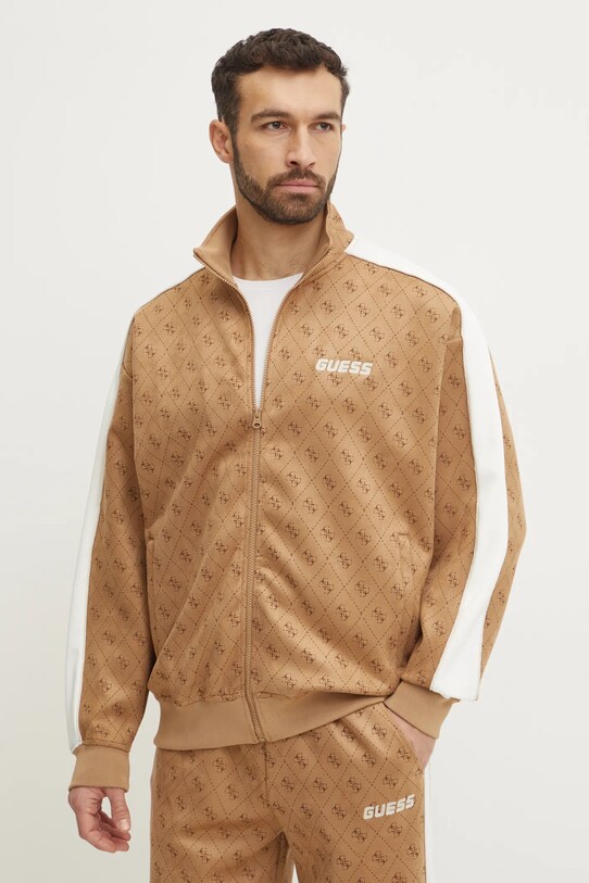 Mikina Guess MOJO s elastanom béžová Z5RQ21.KCJY2