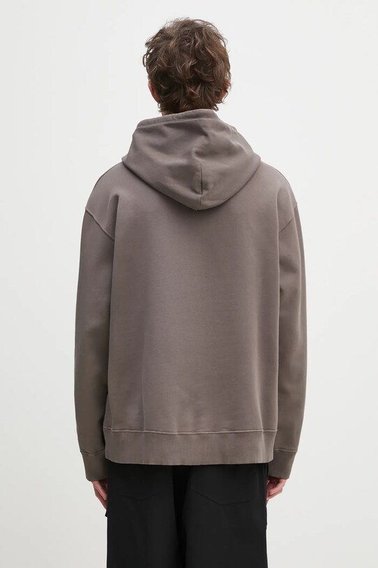 Одежда Хлопковая кофта MM6 Maison Margiela SH0GU0018 коричневый