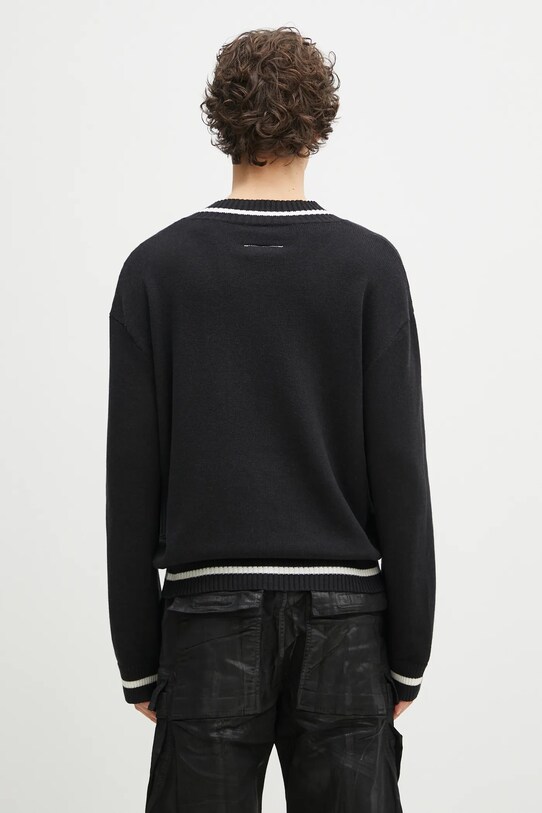 Odjeća Pulover s dodatkom vune MM6 Maison Margiela SH0HN0002 crna