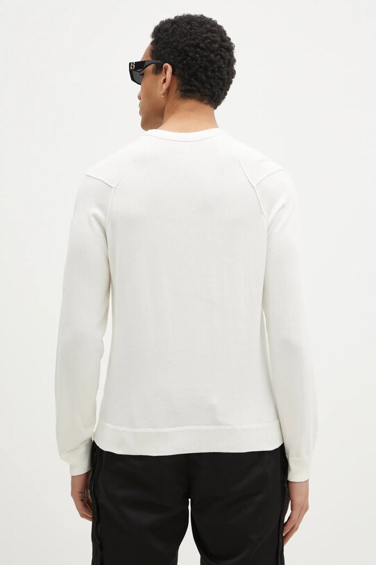 Одяг Бавовняний светр C.P. Company 18CMKN026A004037A бежевий