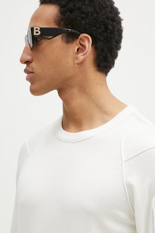 Бавовняний светр C.P. Company бежевий 18CMKN026A004037A