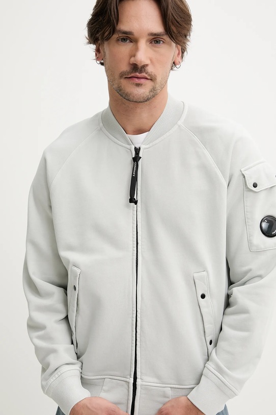 C.P. Company hanorac de bumbac gri 18CMSS048A110044R