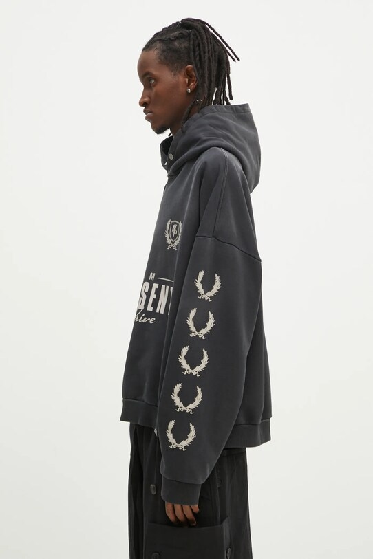 Represent bluza bawełniana World Championship Hoodie MLM41144.04 szary SS25
