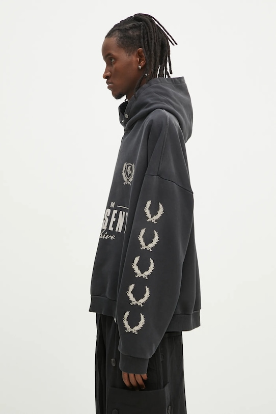 Bavlnená mikina Represent World Championship Hoodie MLM41144.04 sivá SS25