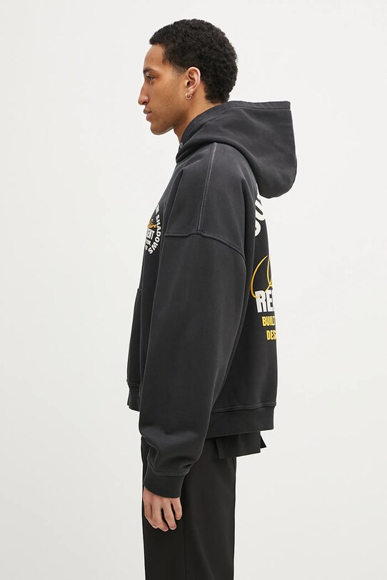 Represent bluza bawełniana Out Of The Shadows Hoodie MLM41056.04 szary SS25