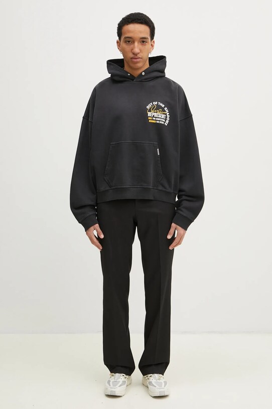 Represent bluza bawełniana Out Of The Shadows Hoodie MLM41056.04 szary