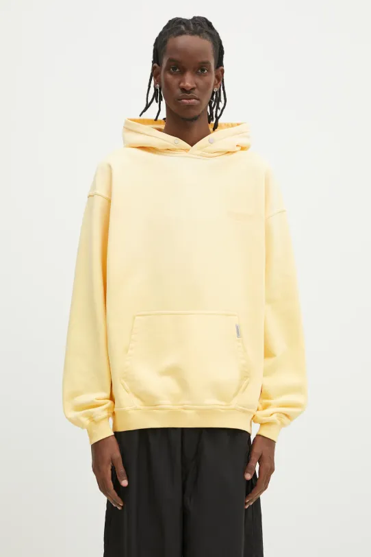Хлопковая кофта Represent Owners Club Hoodie печать жёлтый OCM41113.32