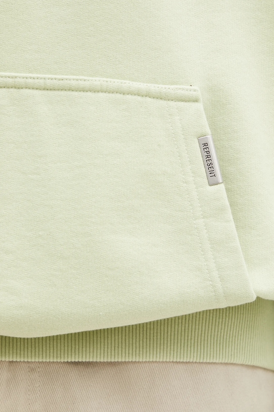 Bavlněná mikina Represent Elegance In Motion Hoodie zelená MLM41065.37