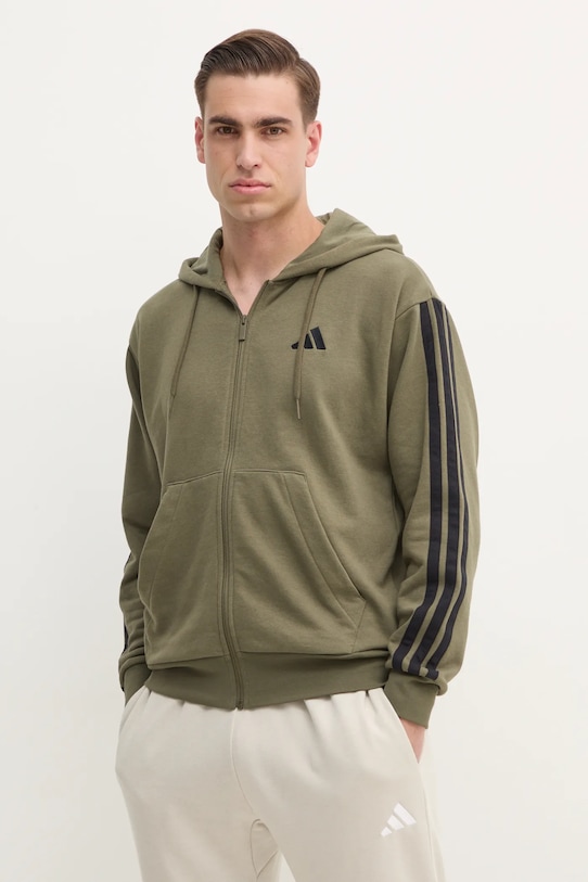 adidas felső Essentials pamut zöld JD1875