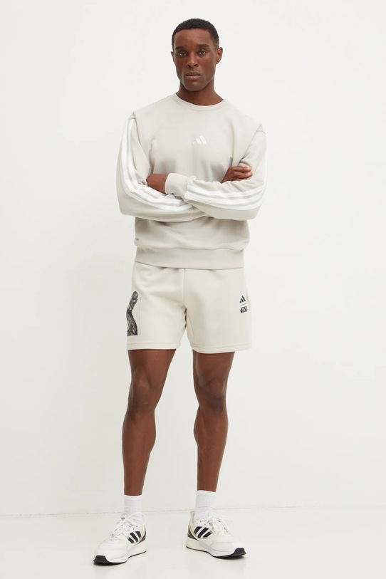 adidas bluza Essentials JE6377 bej SS25